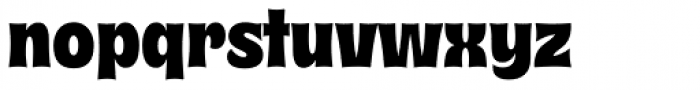 Musubi Black Font LOWERCASE