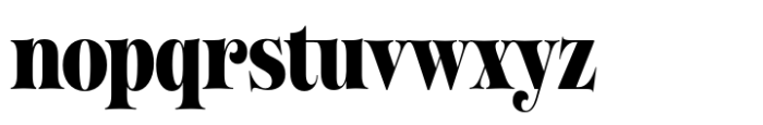 Mutable Narrow Ultra Font LOWERCASE