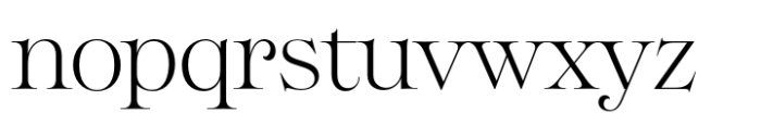 Mutable Thin Font LOWERCASE