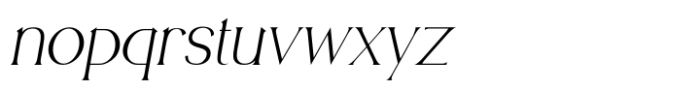 Mutalis Fashion Italic Font LOWERCASE