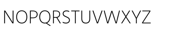 Mute Devanagari Extralight Font UPPERCASE
