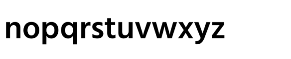 Mute Devanagari Semibold Font LOWERCASE