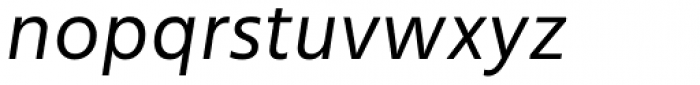 Mute Italic Font LOWERCASE