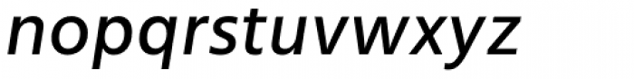 Mute Medium Italic Font LOWERCASE