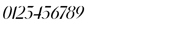 Muteds Starlit Italic Font OTHER CHARS