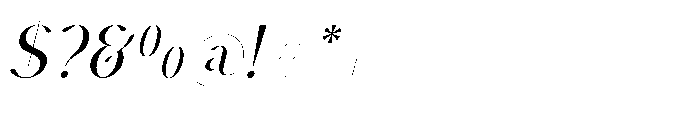 Muteds Starlit Italic Font OTHER CHARS