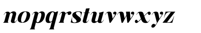 Muthilena Gothic Black Italic Font LOWERCASE