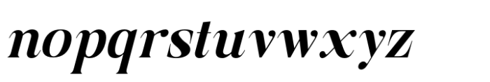 Muthilena Gothic Bold Italic Font LOWERCASE