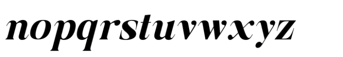 Muthilena Gothic Extra Bold Italic Font LOWERCASE