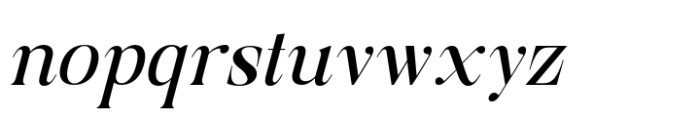 Muthilena Gothic Italic Font LOWERCASE