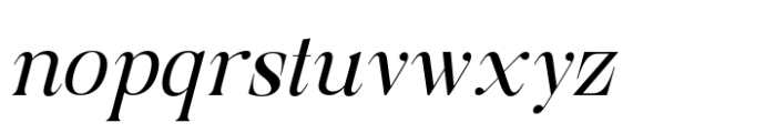 Muthilena Gothic Light Italic Font LOWERCASE