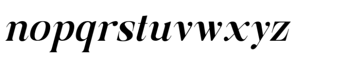 Muthilena Gothic Semi Bold Italic Font LOWERCASE