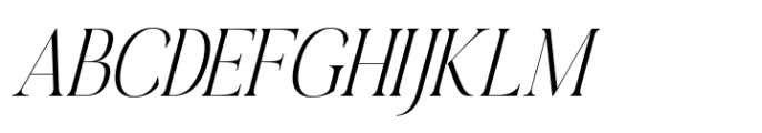 Muthilena Gothic Thin Italic Font UPPERCASE