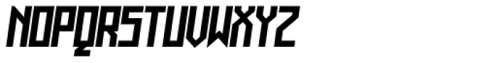 Muzarela Semiexpanded Bold Italic Font UPPERCASE