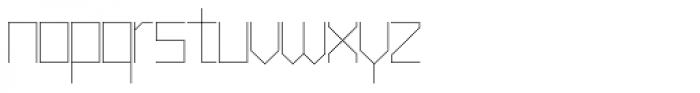 Muzarela Semiexpanded Thin Font LOWERCASE