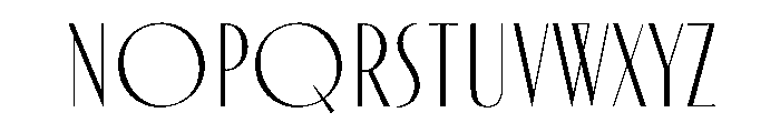 MUSETTA Regular Font LOWERCASE