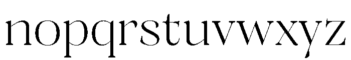 MugrabiDisplayDLv3AAA Light Font LOWERCASE