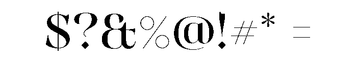 MugrabiDisplayDLv3AAA Regular Font OTHER CHARS