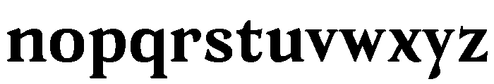 MugrabiTextDLv3AAA Bold Font LOWERCASE