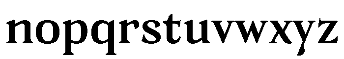 MugrabiTextDLv3AAA DemiBold Font LOWERCASE