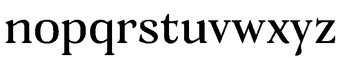 MugrabiTextDLv3AAA Medium Font LOWERCASE
