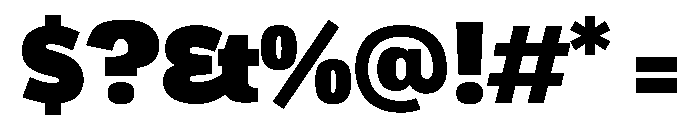 Mullion Heavy Regular Font OTHER CHARS