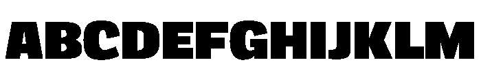 Mullion Heavy Regular Font UPPERCASE
