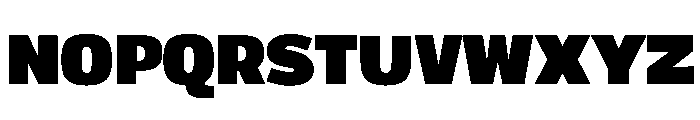 Mullion Heavy Regular Font UPPERCASE