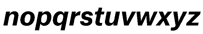 Munich Re Bold Italic Font LOWERCASE