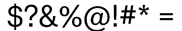 Munich Re Regular Font OTHER CHARS