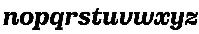 Municipal Municipal Bold Italic Font LOWERCASE