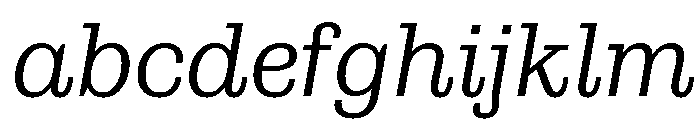 Municipal Municipal Light Italic FONT
