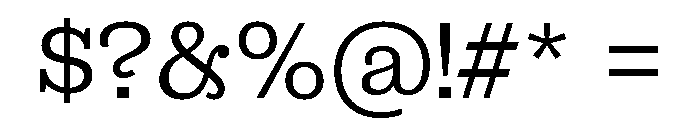Municipal Municipal Light Font OTHER CHARS