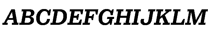 Municipal Municipal Medium Italic Font UPPERCASE