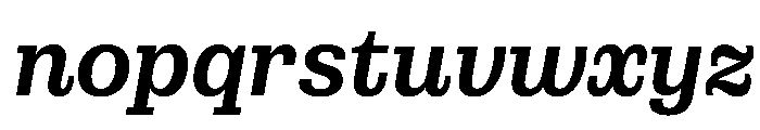 Municipal Municipal Medium Italic Font LOWERCASE