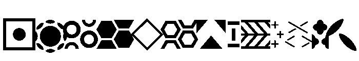 Municipal Municipal Patterns Font UPPERCASE