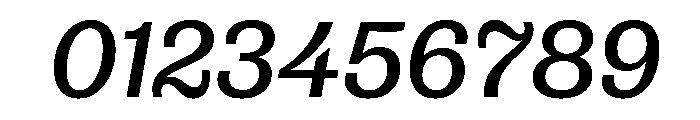 Municipal Municipal Regular Italic Font OTHER CHARS