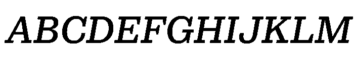 Municipal Municipal Regular Italic Font UPPERCASE