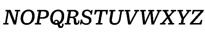 Municipal Municipal Regular Italic Font UPPERCASE