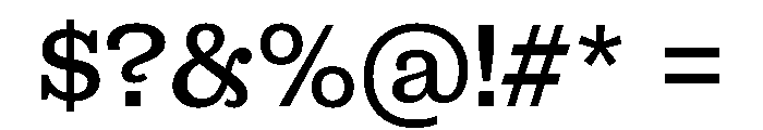 Municipal Municipal Regular Font OTHER CHARS