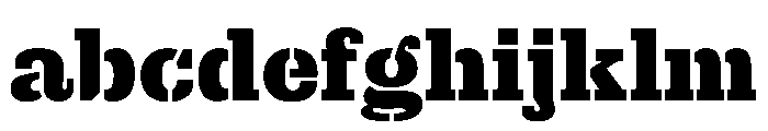 Municipal Municipal Stencil FONT