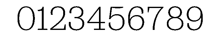 Municipal Municipal Thin Font OTHER CHARS