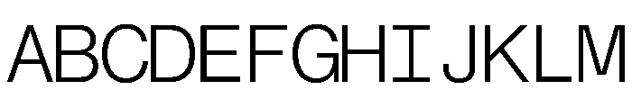 MunicipalGrotesque Light Font UPPERCASE