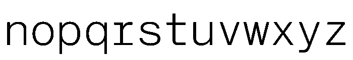 MunicipalGrotesque Light Font LOWERCASE