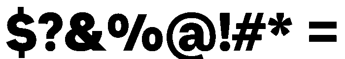 Muoto Black Font OTHER CHARS