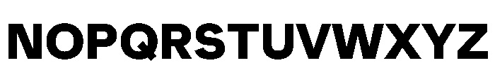 Muoto Black Font UPPERCASE