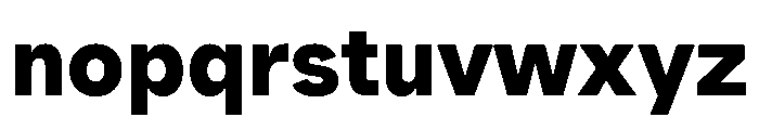 Muoto Black Font LOWERCASE