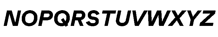 Muoto BoldItalic Font UPPERCASE