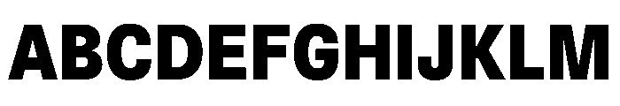 Muoto CondensedBlack Font UPPERCASE