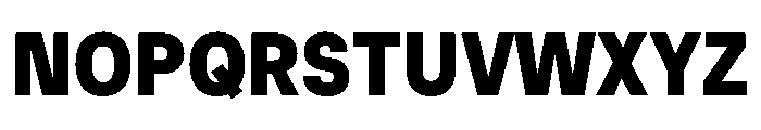 Muoto CondensedBlack Font UPPERCASE